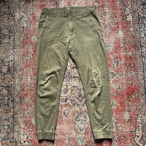 Old Navy Army Green Chino Joggers